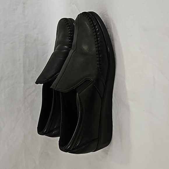 SAS The Dream Moccasin Black Leather Slip On Loafer Size 9.5 - Picture 2 of 11